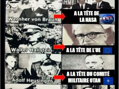 montage anciens nazis UE Nasa Otan 1